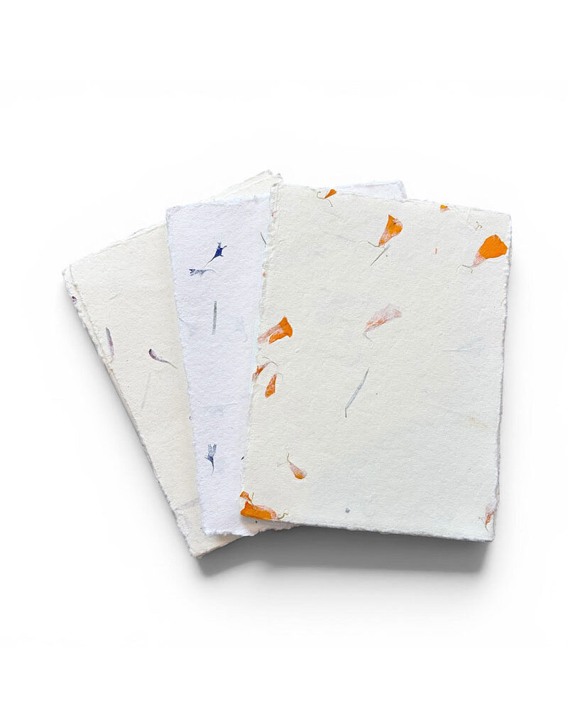 20 Karten Baumwollepapier