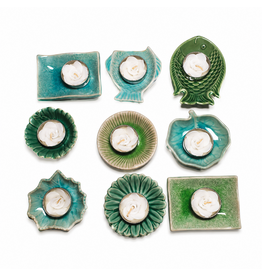 TH128 - Porcelain dish with tea light
