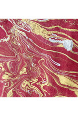NE222 - Papier lokta avec marbre impression