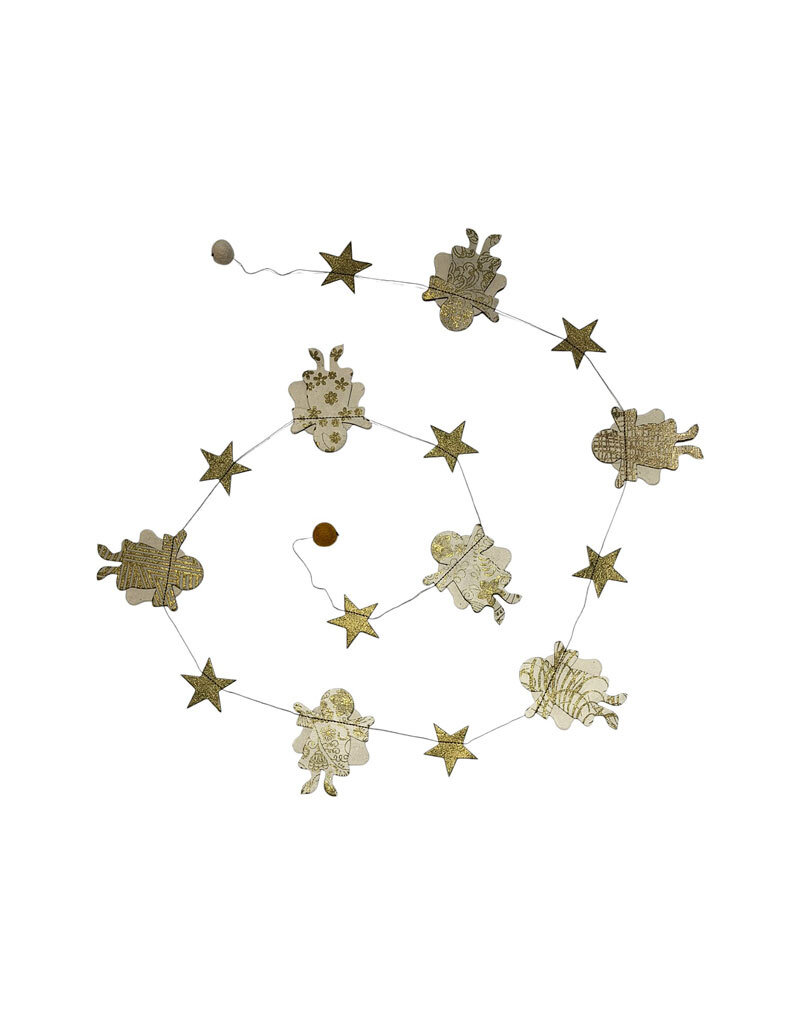 NE515 - Garland made of Lokta paper