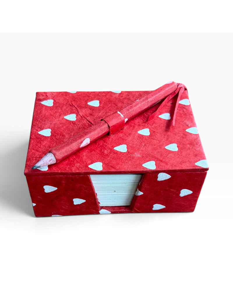 NE184 - Lokta paper box with notepads