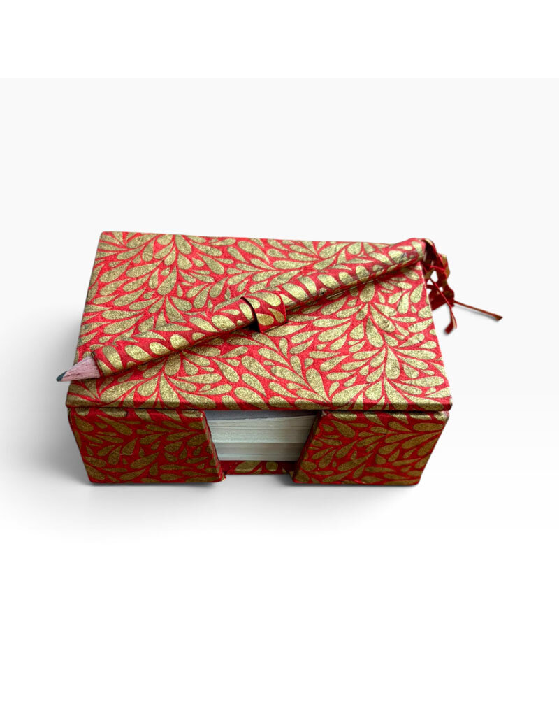 NE184 - Lokta paper box with notepads