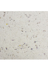 TH821- Mulberry corn paper with small lila flowers