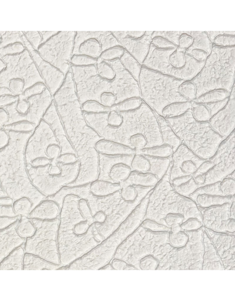 Mulberry with embossed garland flower