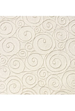 Mulberry papier met spiralendessin in reliëf