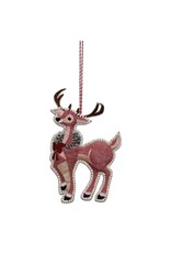 AE520 - Set mit 6 Weihnachtskugeln aus Filz
