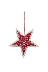 AE520 - Set mit 6 Weihnachtskugeln aus Filz