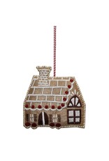 AE520 - Set van 6 vilten kerst ornamenten