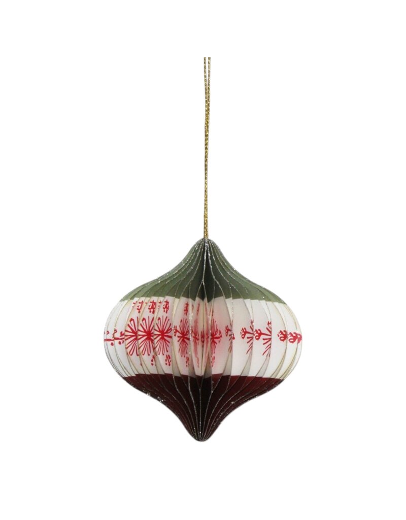 AE521 - Set of 5 paper Christmas decorations