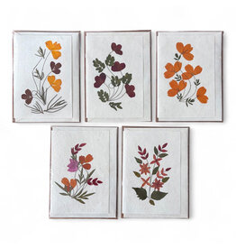TH015 - Set of 10 cards and envelopes with flowers