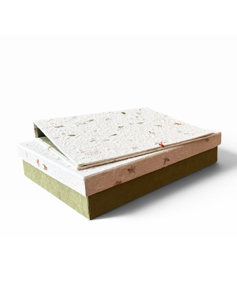 TH323 - Set of box and register set, mixed flowers