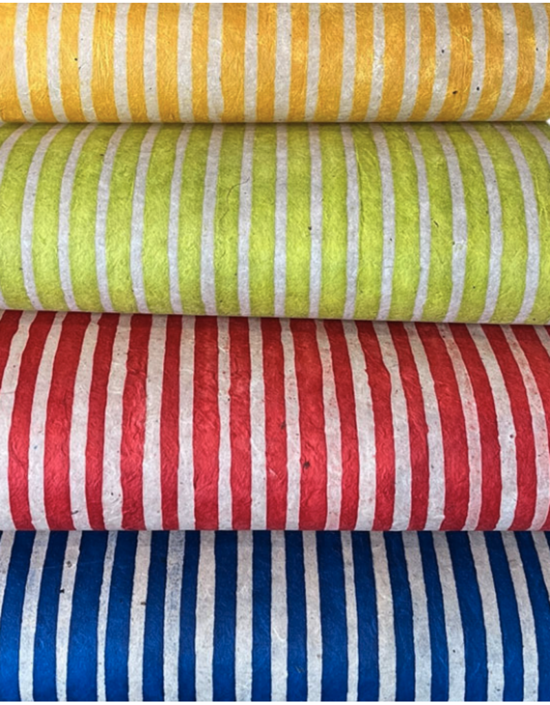 NE434 - Papier lokta avec batik