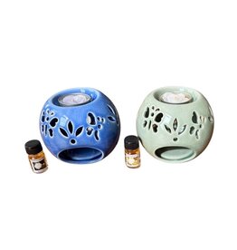 TH160 - Porcelain oil burner with scented oil