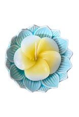 TH030 - Porzellanschale mit Blumenkerze