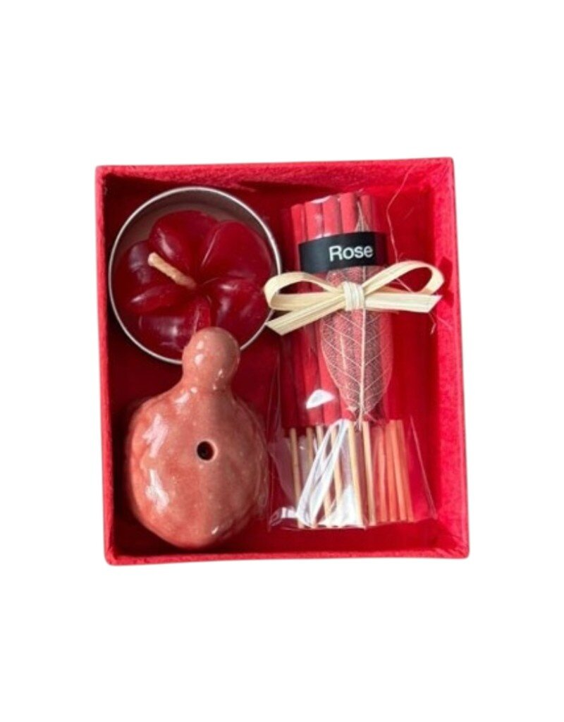 TH032 - Set met wierook en kaarsjes