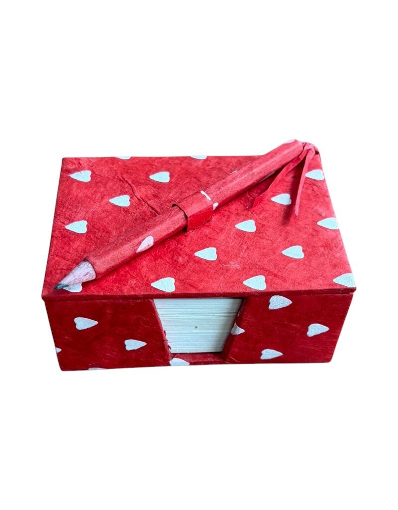 NE184 - Lokta paper box with notepads
