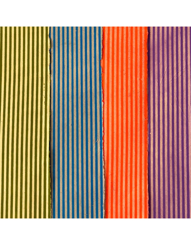 NE901 - Lokta paper with stripes