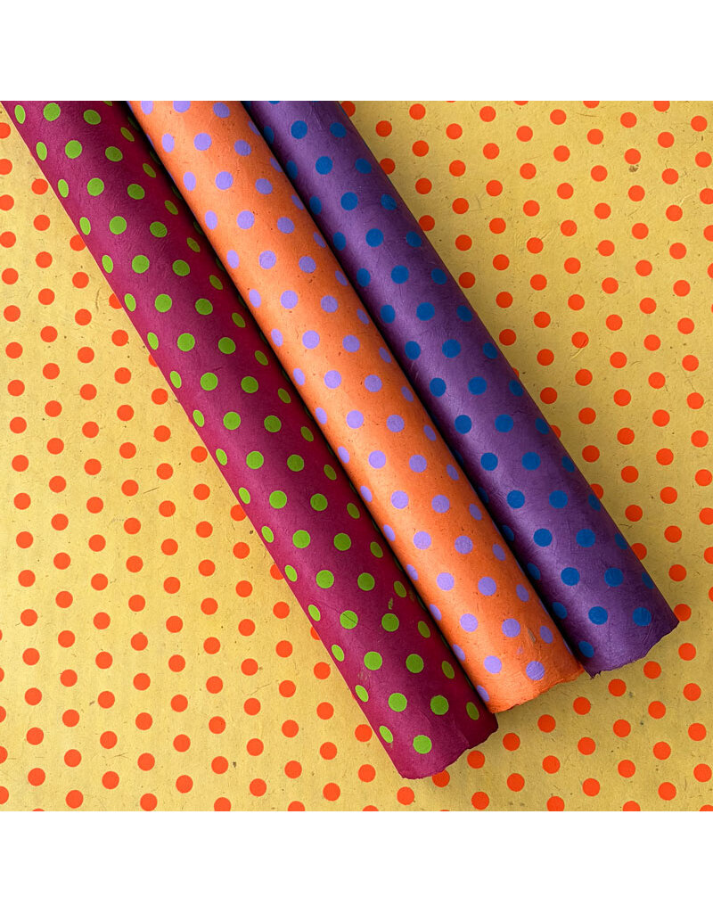 NE902 - Papier Lokta à pois