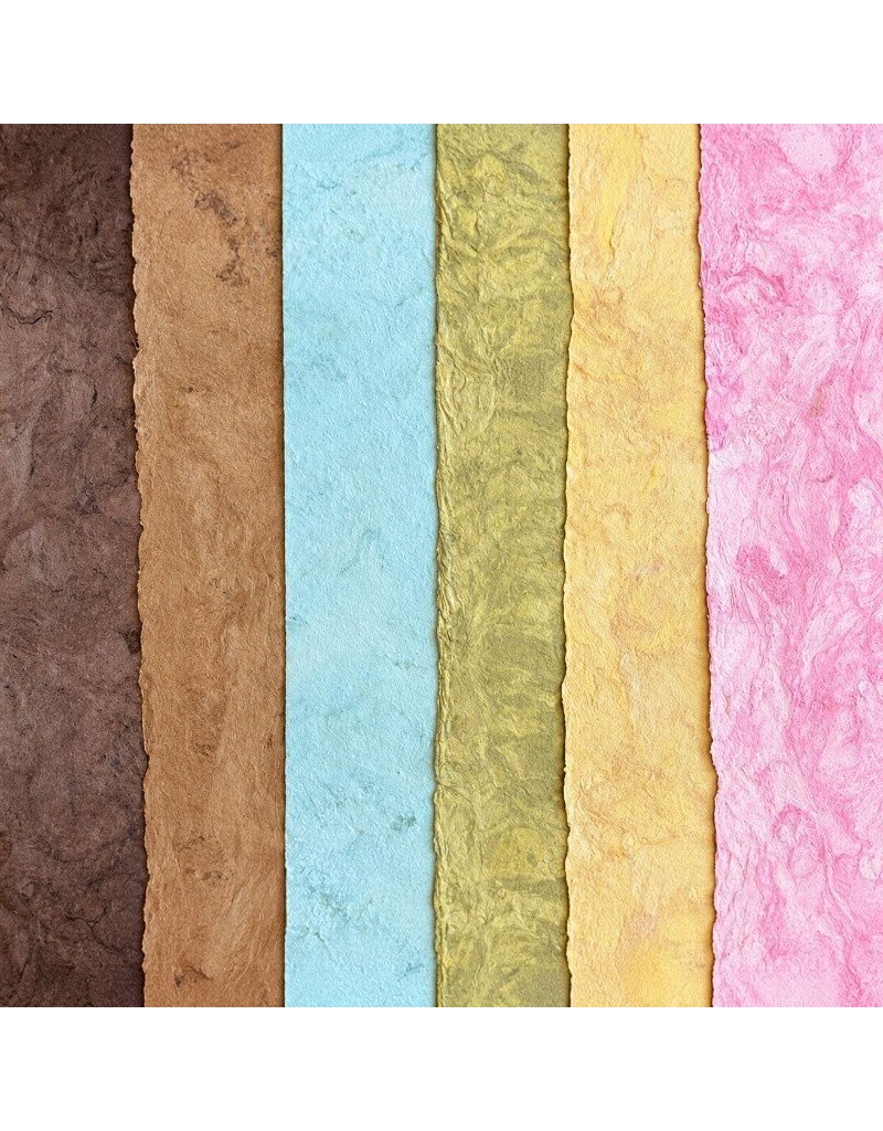 Amate-Papier mit Marmorierung