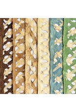Amate-Papier mit kariertem Muster