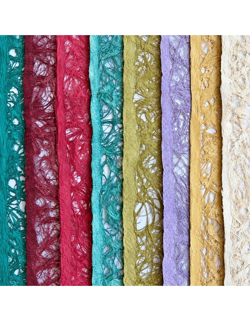 Amate  lace paper with fibre structure