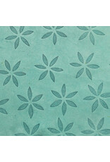 NE804 - Papier lokta avec impression fleurs