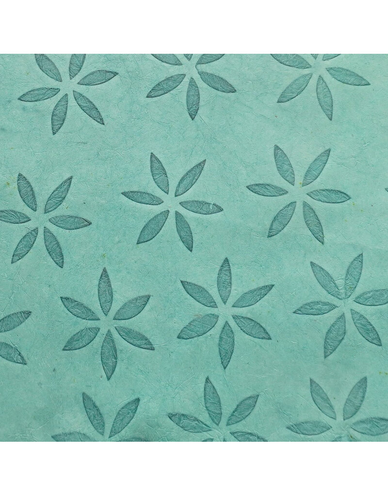 NE804 - Lokta paper with flowerprint
