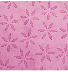 NE804 - Lokta-Papier mit Blumenmuster