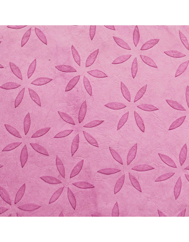 NE804 - Lokta-Papier mit Blumenmuster