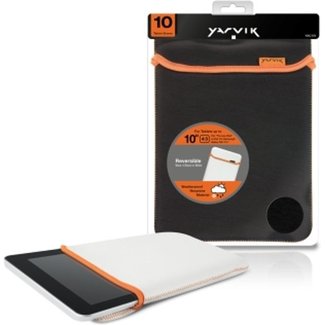 Yarvik 10 inch - Universal neoprene tablet sleeve - Black / White