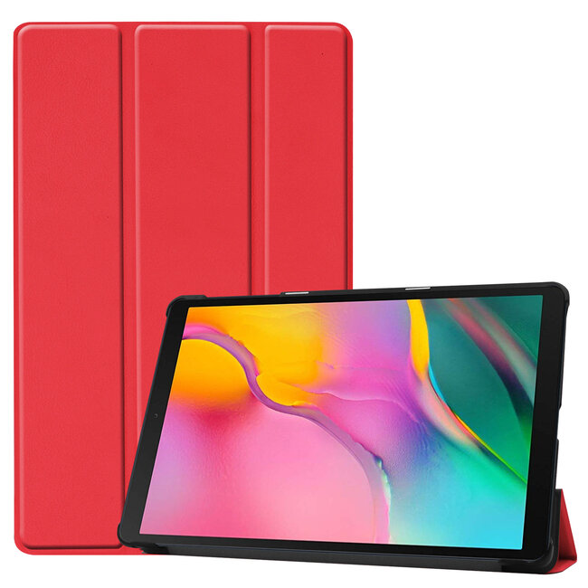 Samsung Galaxy Tab A 2019 hoes - Tri-Fold Book Case - Red