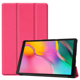 Cover2day Samsung Galaxy Tab A 2019 hoes - Tri-Fold Book Case - Hot Pink