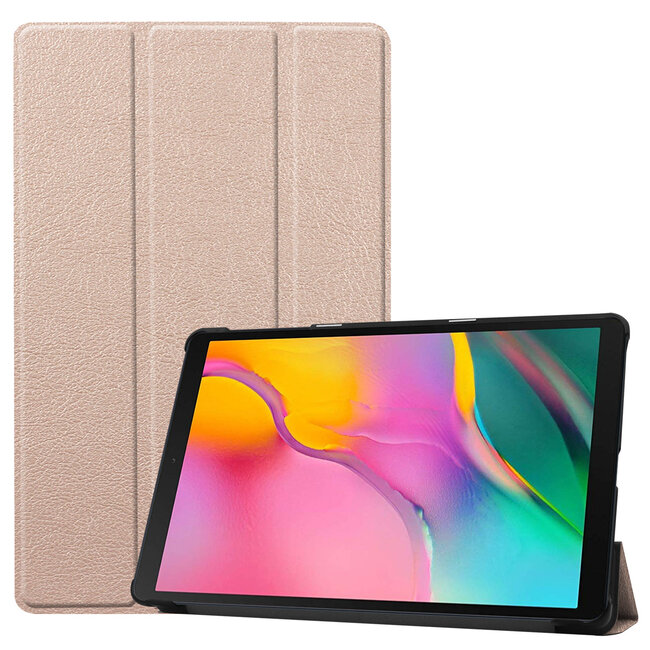 Samsung Galaxy Tab A 2019 hoes - Tri-Fold Book Case - Goud