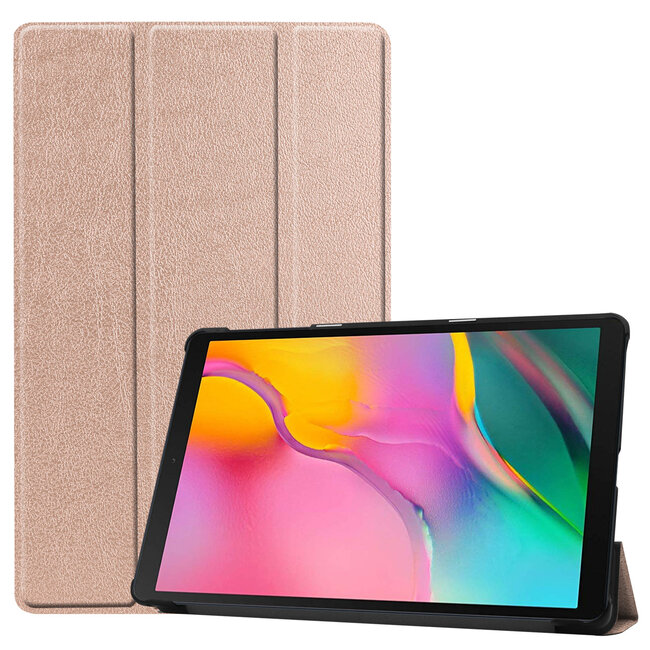 Samsung Galaxy Tab A 2019 hoes - Tri-Fold Book Case - Rosé-Gold