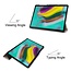 Samsung Galaxy Tab S5e hoes - Tri-Fold Book Case - Goud