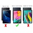 Samsung Galaxy Tab A 2019 hoes - Soft TPU Back Cover - Transparant