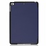 iPad Mini 2019 hoes - Tri-Fold Book Case - Donker Blauw