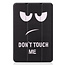 iPad Mini 2019 hoes - Tri-Fold Book Case - Don't Touch Me