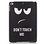 iPad Mini 2019 hoes - Tri-Fold Book Case - Don't Touch Me