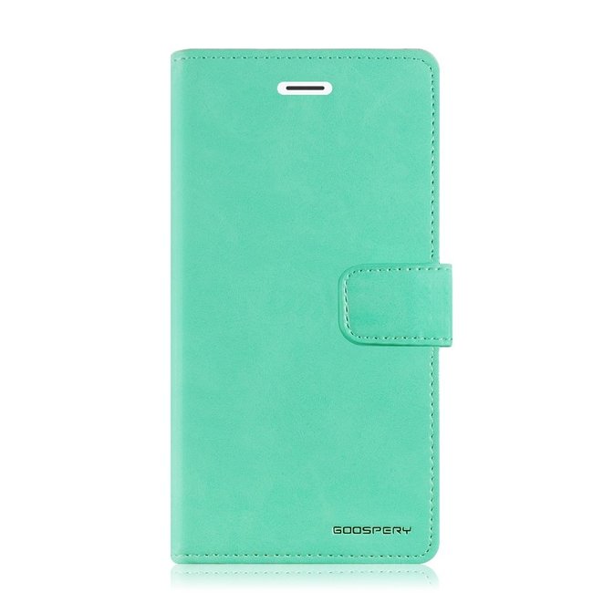iPhone X/Xs hoes - Blue Moon Diary Wallet Case  - Turqouise