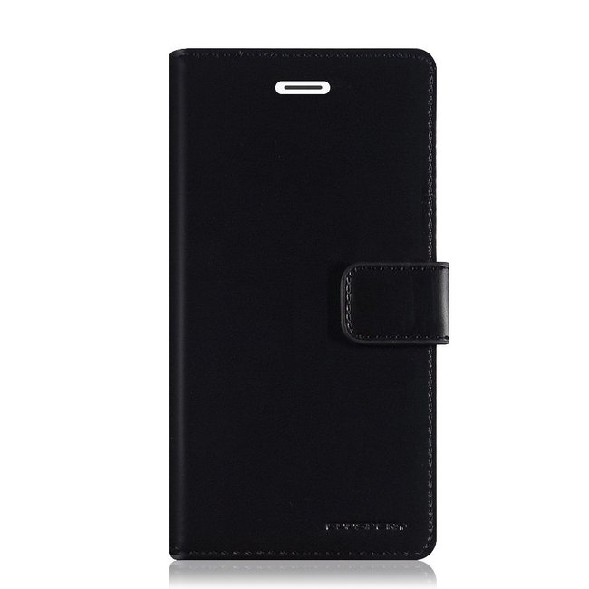 Samsung Galaxy A8 Plus (2018) hoes - Blue Moon Diary Wallet Case  - Zwart