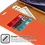 Samsung Galaxy M20 hoes - Mercury Canvas Diary Wallet Case - Oranje