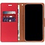 Samsung Galaxy M20 hoes - Mercury Canvas Diary Wallet Case - Rood