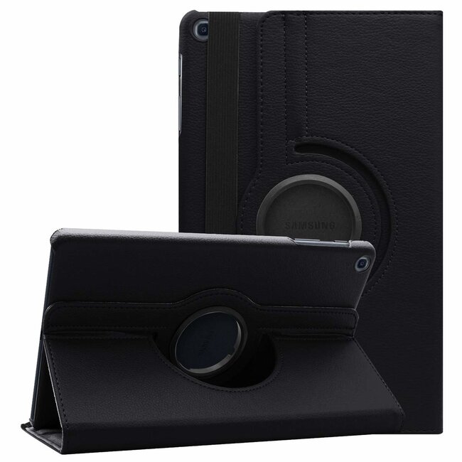 Samsung Galaxy Tab A 10.1 (2019) hoes - Draaibare Book Case  - Zwart