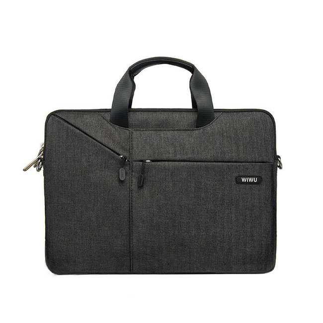 Laptoptas voor 15.4 inch laptop - WIWU City Commuter Bag - Zwart