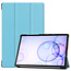 Samsung Galaxy Tab S6 hoes - Tri-Fold Book Case - Licht Blauw