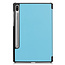 Samsung Galaxy Tab S6 hoes - Tri-Fold Book Case - Licht Blauw