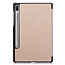 Samsung Galaxy Tab S6 hoes - Tri-Fold Book Case - Goud