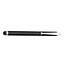 Stylus pen soft touch met clip Zwart