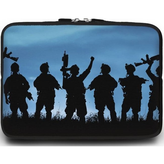 Macbook en Laptop sleeve - 13.3 inch - Soldaten